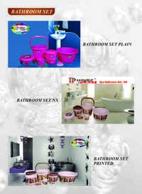 Plastic Bathroom Set