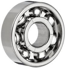 RLS Series Inch Ball Bearings - Stainless Steel, Single Row, Silver Finish | Designed for Machinery Use, High Load Capacity, Superior Limiting Speed