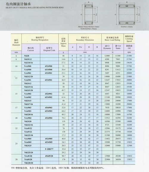 Entity Needle Roller Bearing