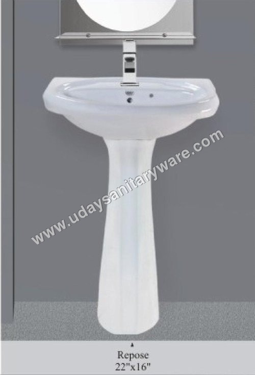 Plain Pedestal Wash Basin