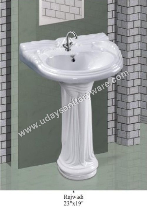 white wash basin set