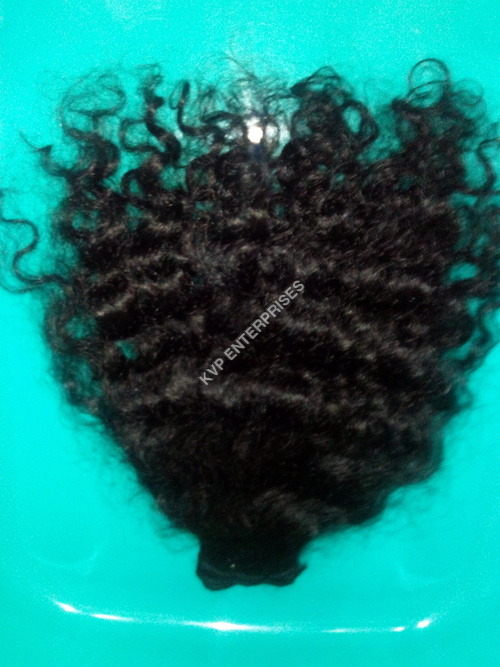Indian Human Hair - Non Remy Quality , Black Color for Baby Girls, Girls, and Women