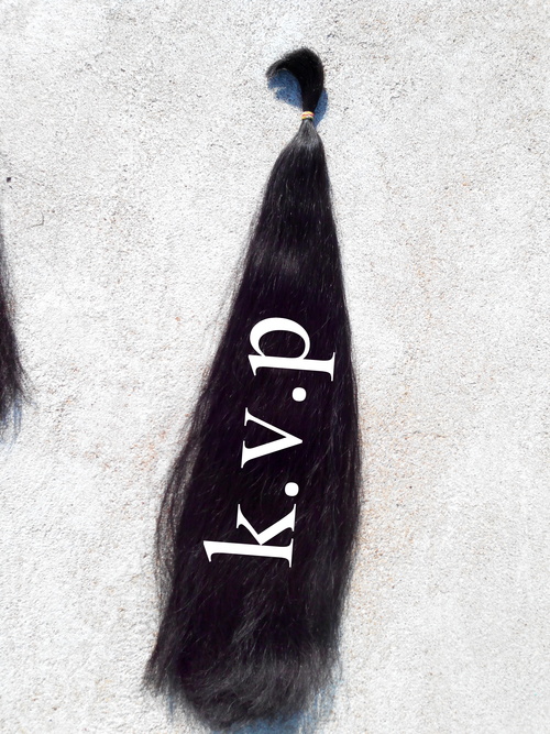 Temple Human Hair - Non Remy Indian Black Hair | Ideal for Baby Girls, Girls, and Women