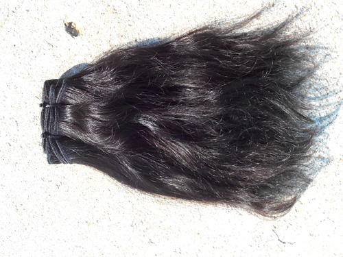 Black Machine Weft Hair