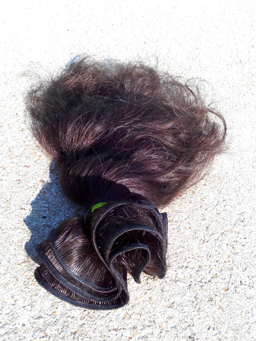 Brown Machine Weft Hair