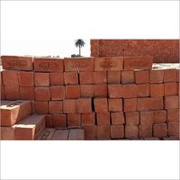 Red clay handmade bricks