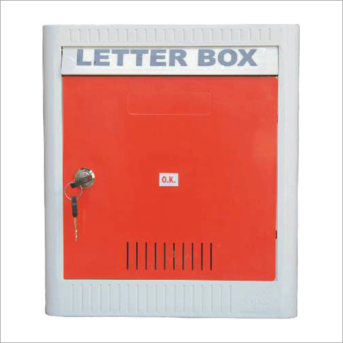Red Plastic Letter Box