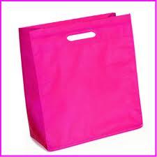 Plastic Loop Handle Carry Bag By AROMA FABRICS