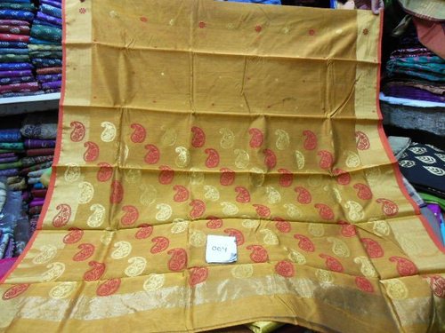 Chanderi silk zari sarees