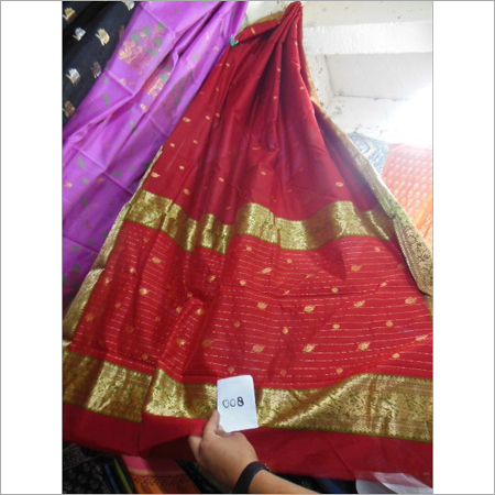 Chanderi silk zari sarees