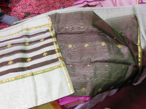 Chanderi silk zari suits