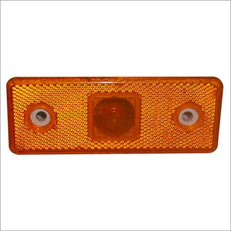 Auto Lighting Parts - Plastic 50x25x10 mm Amber, 12V 5W, 100lm | High Durability, Sturdiness, Excellent Reflection, Compact Design