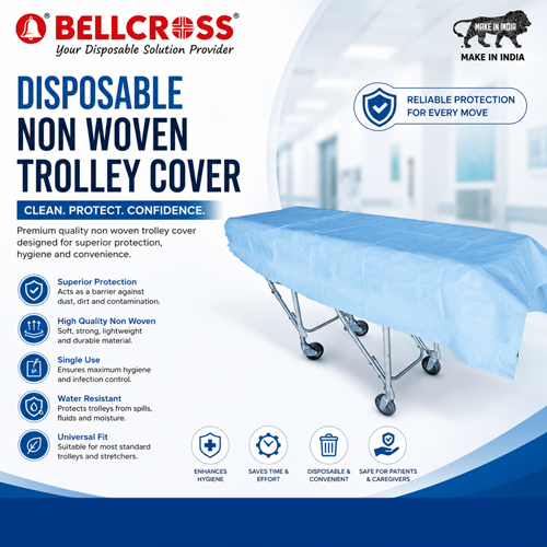Instrument Trolley Covers - Color: White
