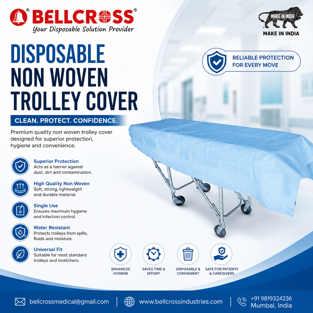 White Hospital Trolley Covers