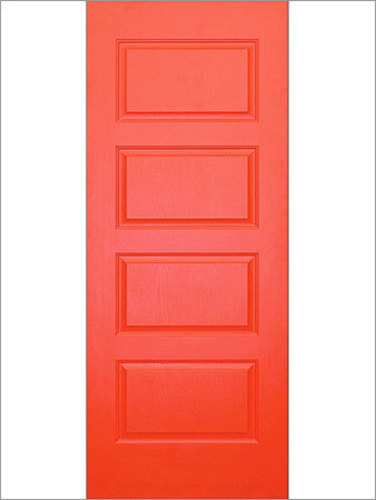 Red Moulded Panel Door
