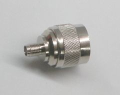 Silver Brass Electronic Cable Connector