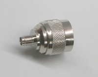 Silver Brass Electronic Cable Connector