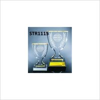 Blue Golf Cup Trophy / Cup Shape Trophy