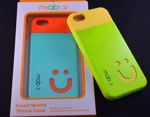 2 in 1 TPU+PC Smile case
