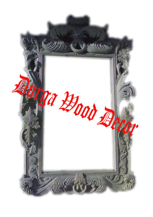 Paulownia Wood Carved Wooden Mirror Frames