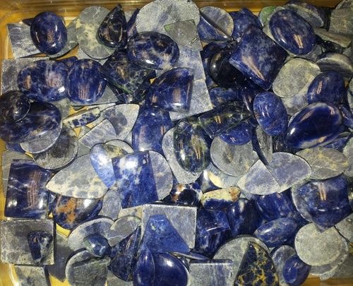 Sodalite Stone - Polished Natural Gemstone , Enhances Clarity and Focus for Meditation