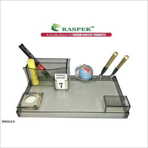 Rasper Executive Acrylic Table Top Pen Stand With