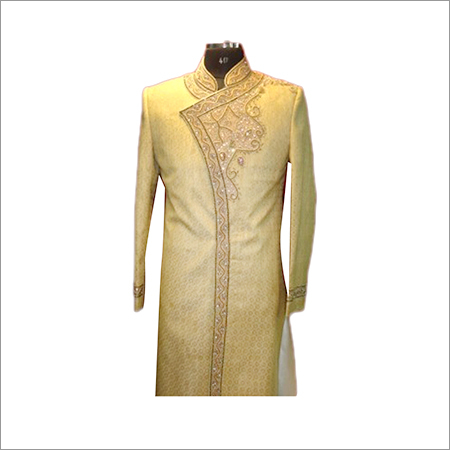Beige Sherwani