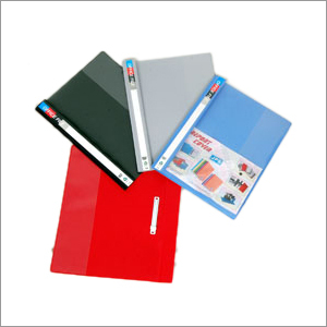 Office Bag - Plastic A4 Size Red, Side Clamp Closure | Document Storage, Portable Design, Durable, Easy Access, Organized Files
