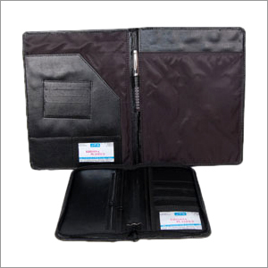 A4 Leather Conference Folder