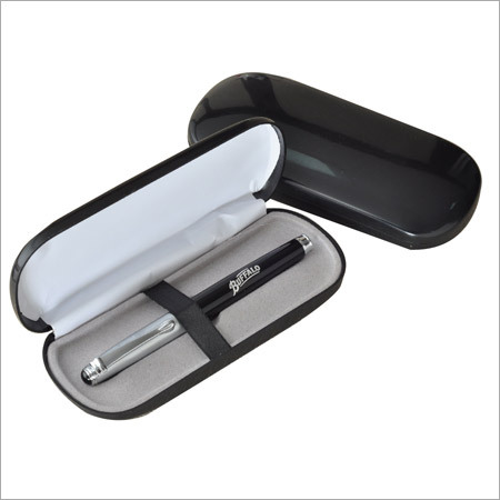 Bufallo Box - Plastic 15x5x2 cm, Black | Snap Closure, Velvet Interior, Pen Protection, Elegant Durable Design