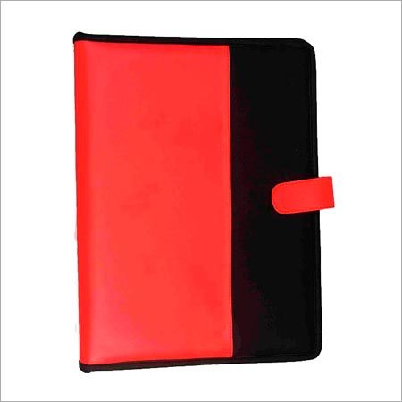 Folders - PU Leather A4 Size Red | High Capacity Multiple Pockets Durable Portable Efficient Stylish Secure Convenient Professional