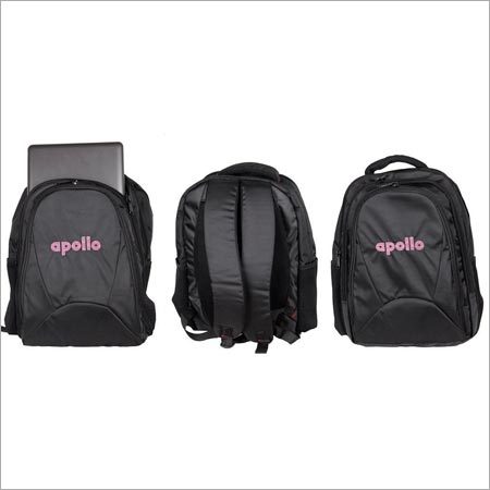 Bag - Polyester, 15-20 Liters, Black | Multiple Compartments, Comfortable, Durable, Lightweight, Water-Resistant, Padded Laptop Sleeve