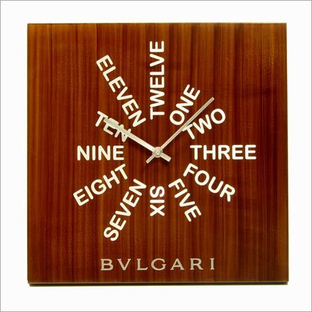 Designer Wooden Wall Clock
