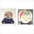 Gold Painted Plates (medium)