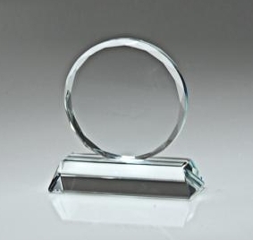 Crystal Trophy - Crystal Glass, 100-150 mm Height, Clear | Elegant Design, Crystal Clarity, Prestigious Recognition
