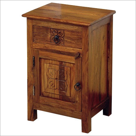 Carved Bedside