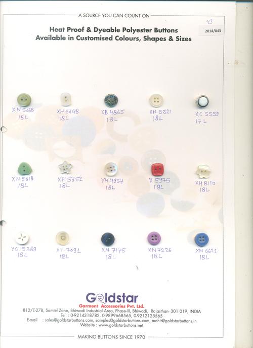 Imitation Shell Buttons
