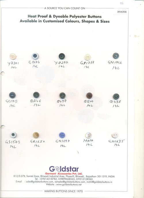 Embossed Buttons