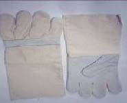Leather Canvas Gloves