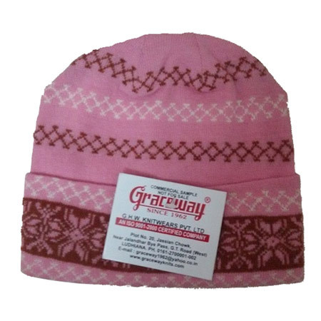 Pink Wool Cap