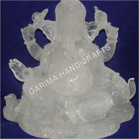 Crystal Ganesh Statue