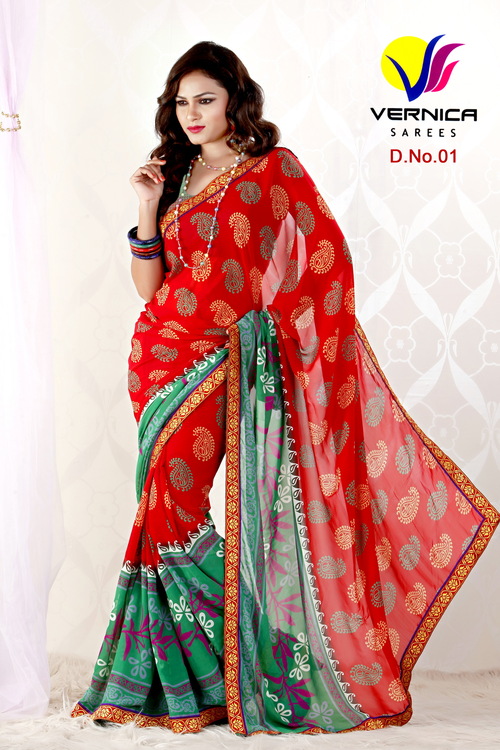 Designer Printed Saree