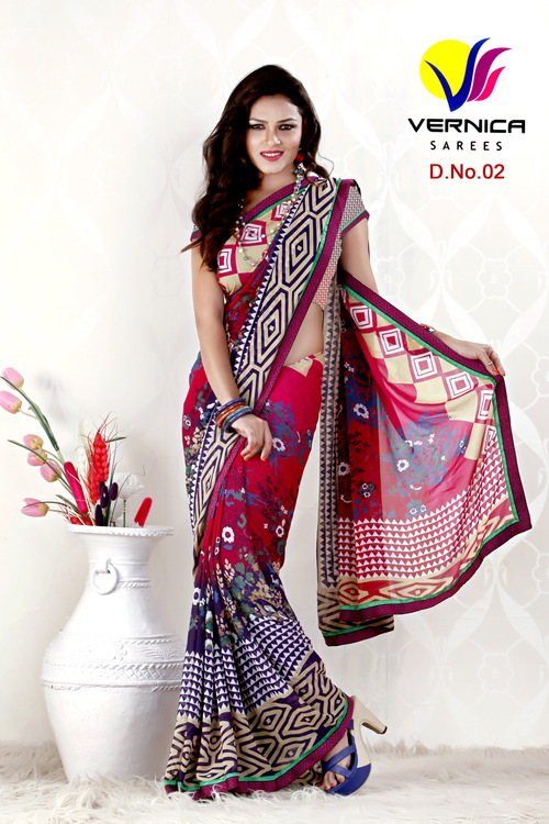 Beautiful Printed Sarees
