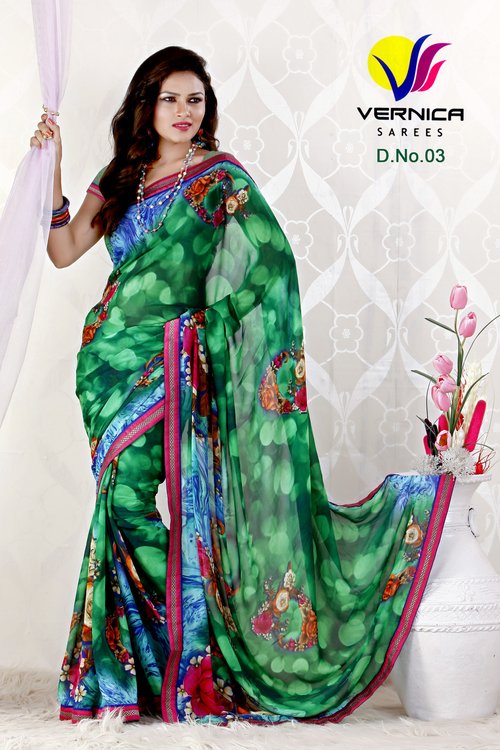Attractive Printed Saree