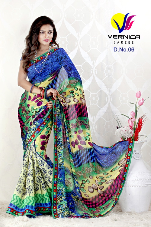 Unique Printed Saree