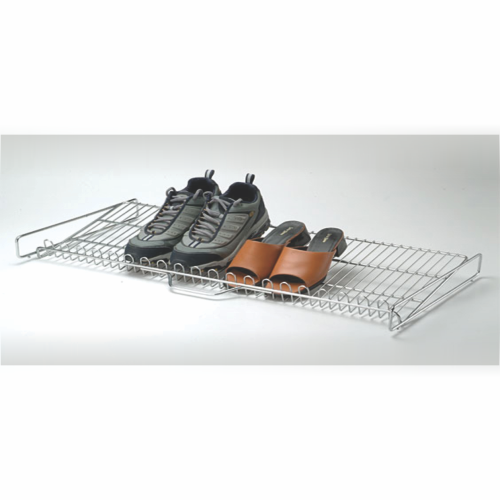 Crom Plating Shoe Rack Pullout Single