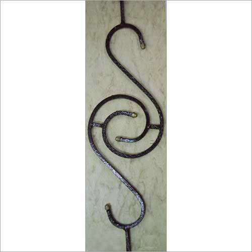 Antique Iron Steps - Iron Varied Sizes Black Finish | Spiral Design Rustproof Durable Stylish