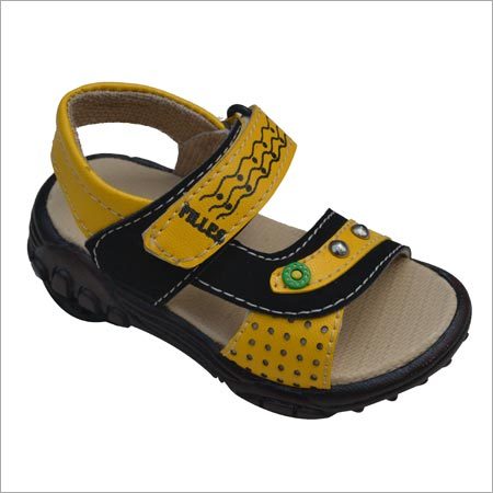 Pu Designer Sandals - PU Leather, Various Sizes, Yellow, Rubber Sole | Attractive Design, Comfortable, Excellent Grip, Durable Finish
