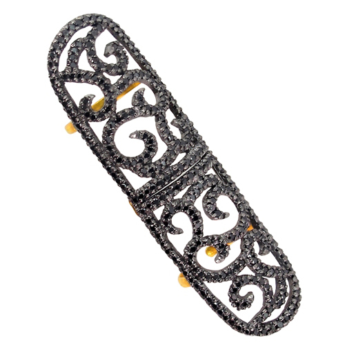 Gold Pave Diamond Ring