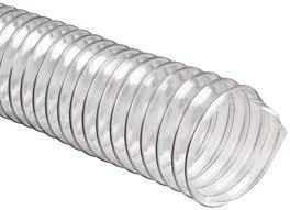 PVC Vacuum Hose - 2-4 Inch Size, 50mm Length, White | Puncture Resistance, Enhanced Durability, Impact Resistant, Ideal for Dust Extractors and Vacuum Cleaners